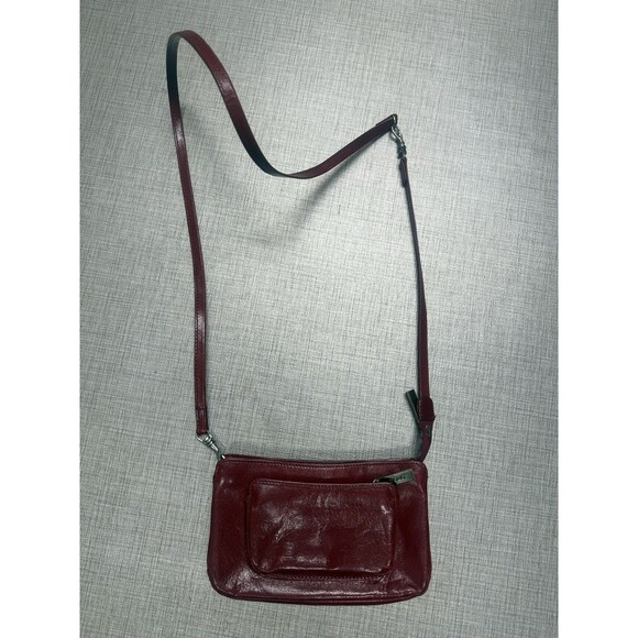 hobo international crossbody Red Leather Small Purse Shoukder Bag - Picture 1 of 10
